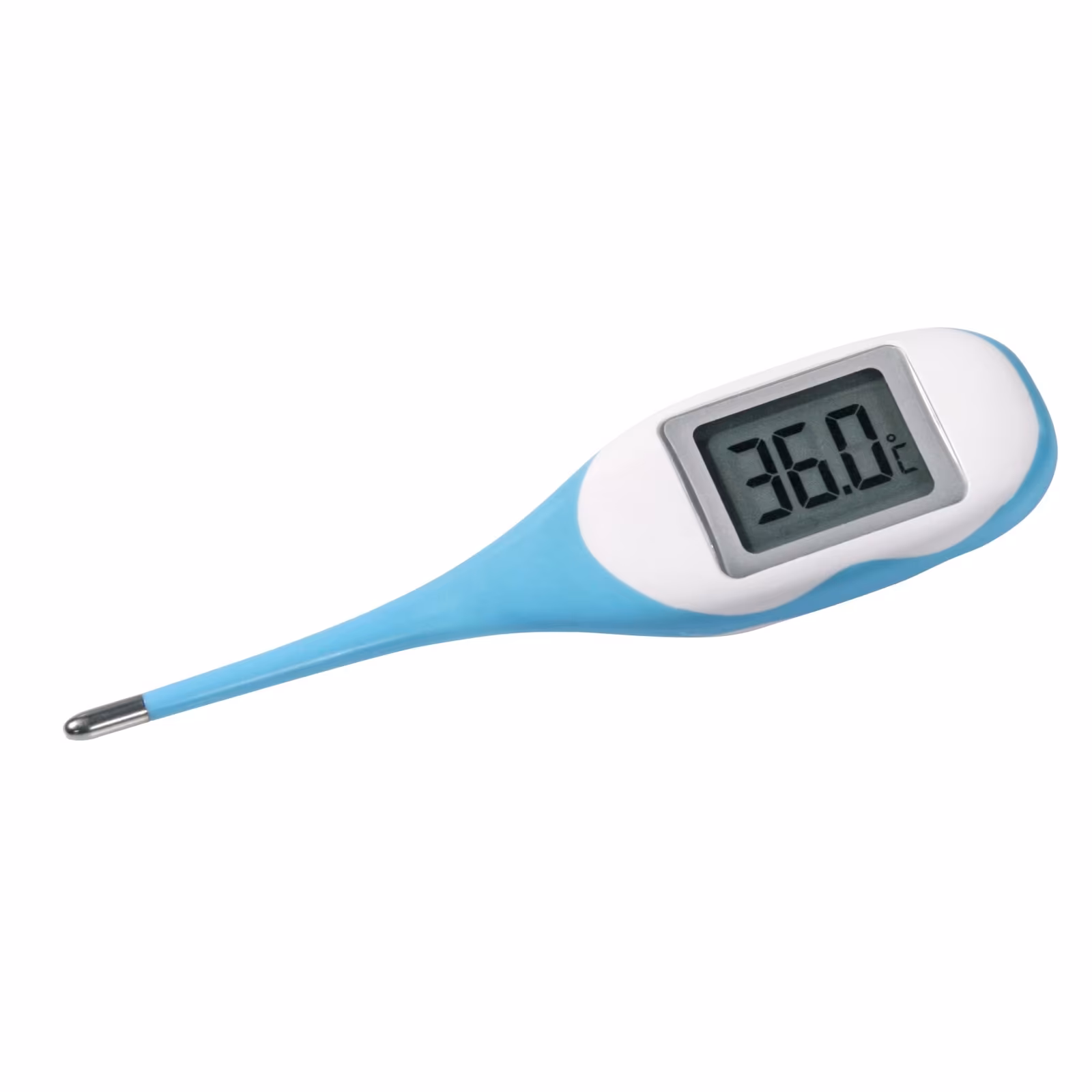 Fieberthermometer, wasserfest, flexible Sonde, großes Display