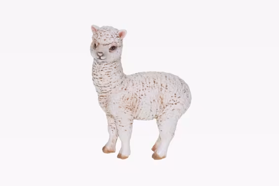 Poly Alpaka weiss verschiedene Größen – Bild 3